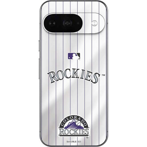 MLB Colorado Rockies Home Jersey Google Pixel 9 Skin